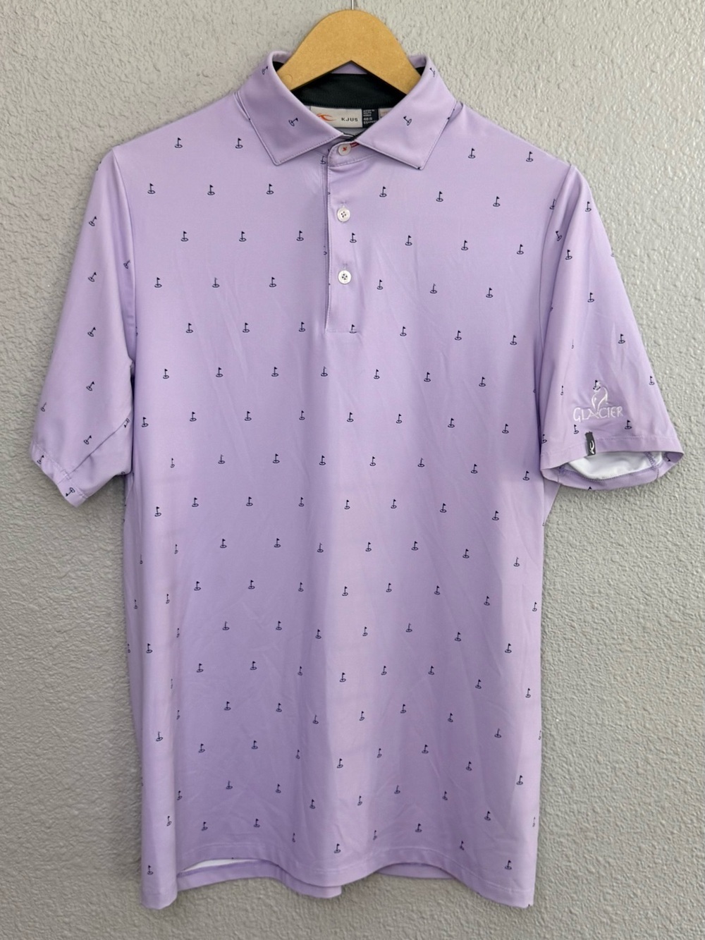 KJUS | Lavender Performance Golf Polo | Size Small